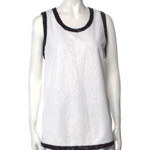 NEW Balmain Scoop Neck Sleeveless Top
